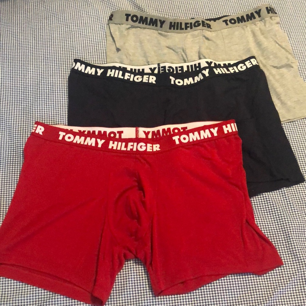 3 pack of Tommy Hilfiger XL Material:Polyester, Spandex Boxer Briefs